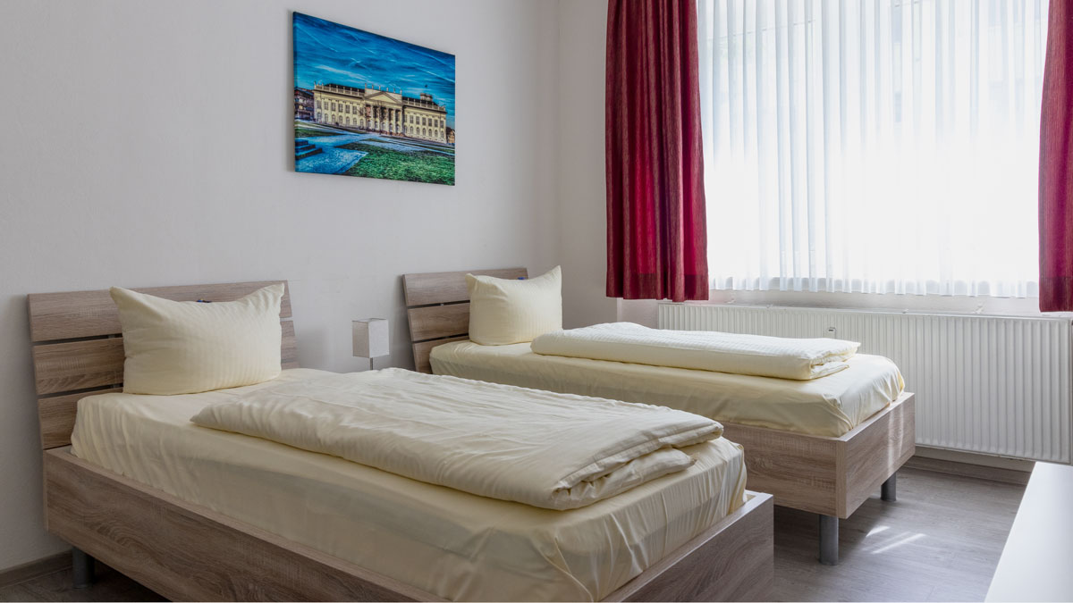 Doppelzimmer, Einzelbetten