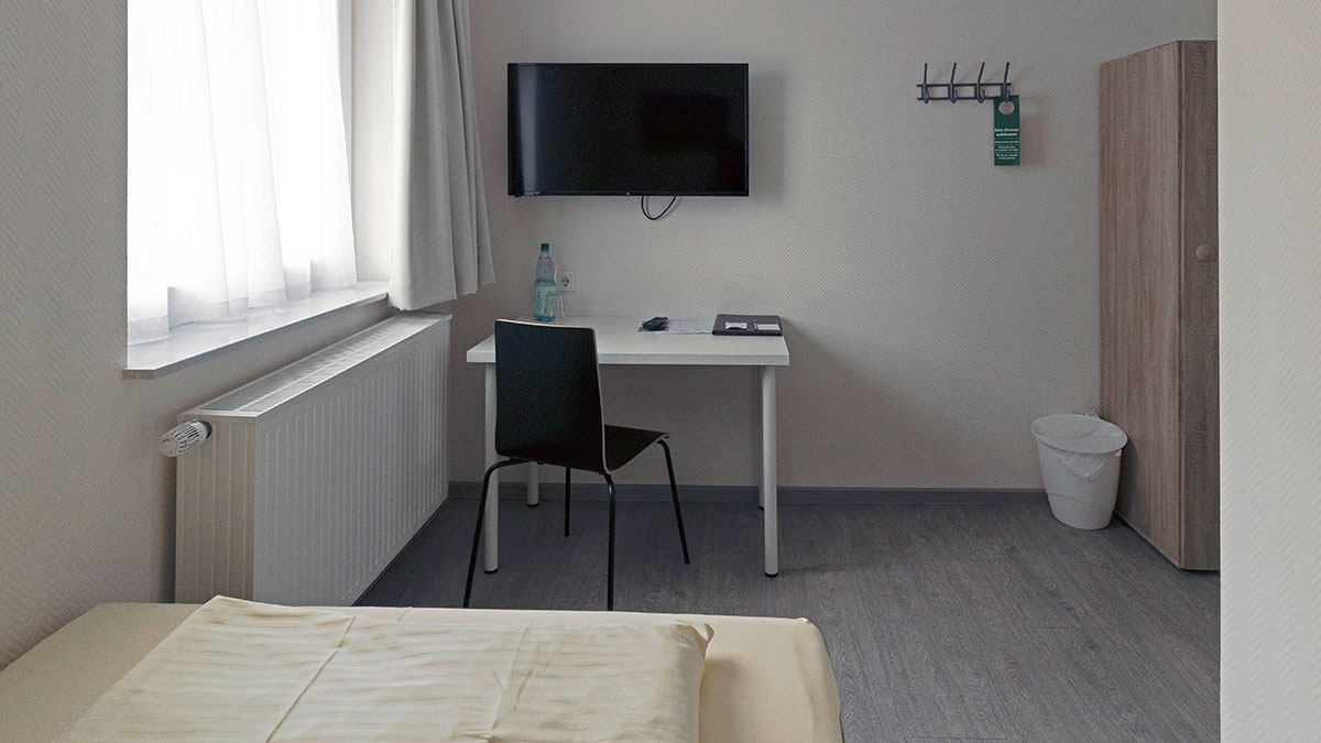 Einzelzimmer, Schreibtisch, Flatscreen-TV